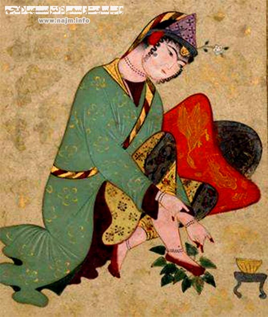 یک رباعی ازخیام به فارسی وفرانسه